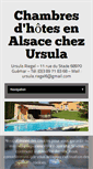 Mobile Screenshot of chambres-dhotes-alsace.com